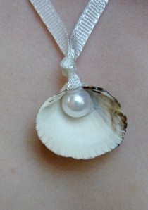 Sea Shell + Pearl Necklace