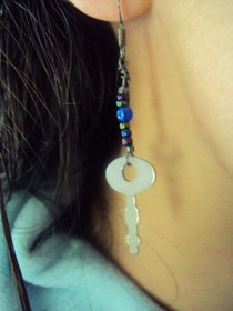 Diary Key Earrings