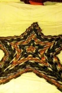 Camouflage Star Blanket