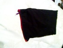 Black Flag T Shirt Into A Zipper Pouch