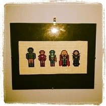 Avengers Sprite Cross Stitch