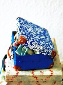 Little Covered Suitcase