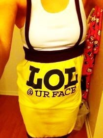 Jumper Skirt Out Of A T Shirt