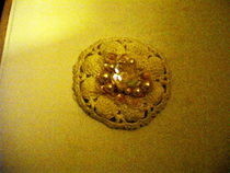  	Suffolk Puff {Yo Yo} And Sweet Duckling Button Brooch 