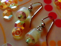 Sequin Dangle Earrings