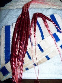 Straightening /Resealing Dreads