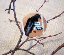 Brooch   Edgar Allan Poe "The Raven"