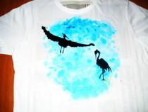 Herons On A T Shirt