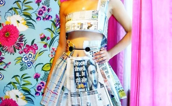 Newspaper Dress