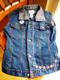 Customized Denim Vest