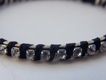 Wrapped Rhinestone Bangle