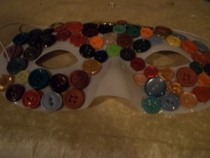 Button Halloween Mask