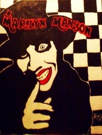Smells Like Children, Manson Painting