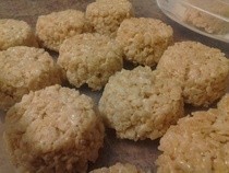 Round Rice Krispie Treats