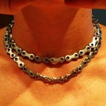 Double Layer Bike Chain Necklace