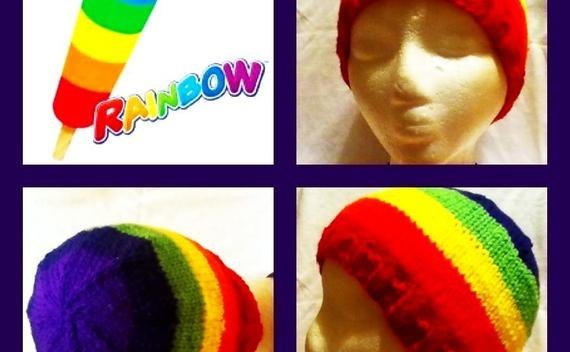 Rainbow Pop Beanie