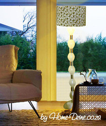 Floor Lamp From Plastic Bottles