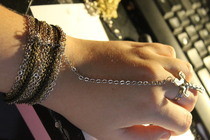 Multi Layer Chain Hand Harness