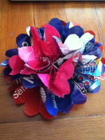Simple Magazine Flowers