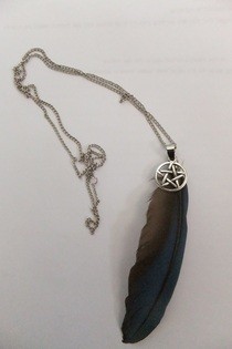 Feather & Pentacle Necklaces