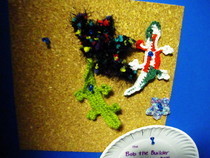 Crocheted Gecko Appliques