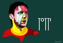 Totti In Wedha's Pop Art Portrait