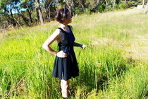 Umbrella Inspired Dress, Made From Wool