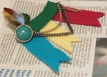 Feather In Your Cap Brooch