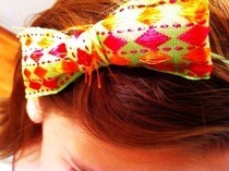 Alice Ribbon Bow Headband