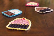 Crocheted Cupcake Coasters