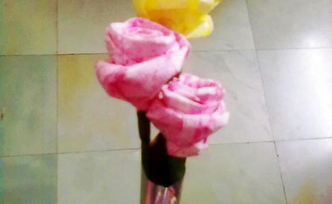 Tissue Paper Rose Flower