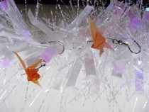 Origami Crane Earrings