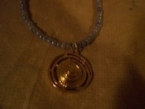 Gold Spiral Necklace