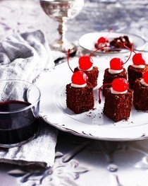 Black Forest Gâteau Petits Fours