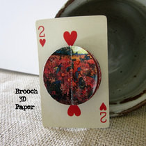 Brooch   Paper 3 D 