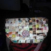 Recycled Magazine Bag Diy