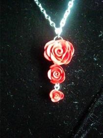Layerd Rose Necklace
