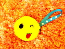 Emoticon Mini Wristlet