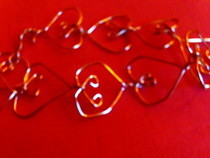 Wire Heart Link Bracelet