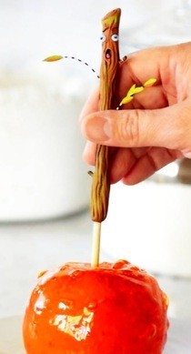 Orange Candy Apples
