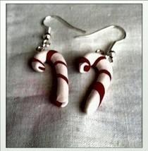 Xmas Cane Earrings
