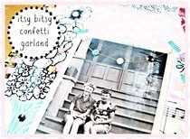 Itsy Bitsy Confetti Garland Diy