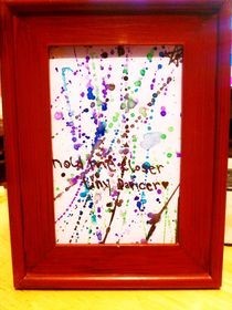 "Tiny Dancer" Watercolor Splatter Paint