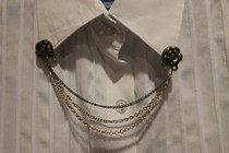 Rose Clip On Collar Chain