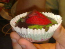 Looks Like A Volcano Cupcake