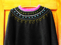 Embroidered Thrift Store Sweatshirt
