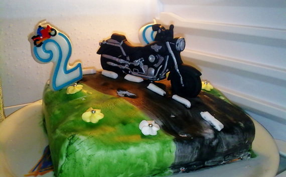 Motorbike Cake