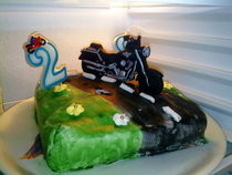 Motorbike Cake