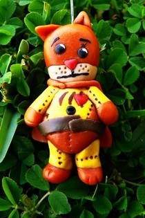 Catman Clay Charm