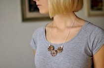 A Button Necklace